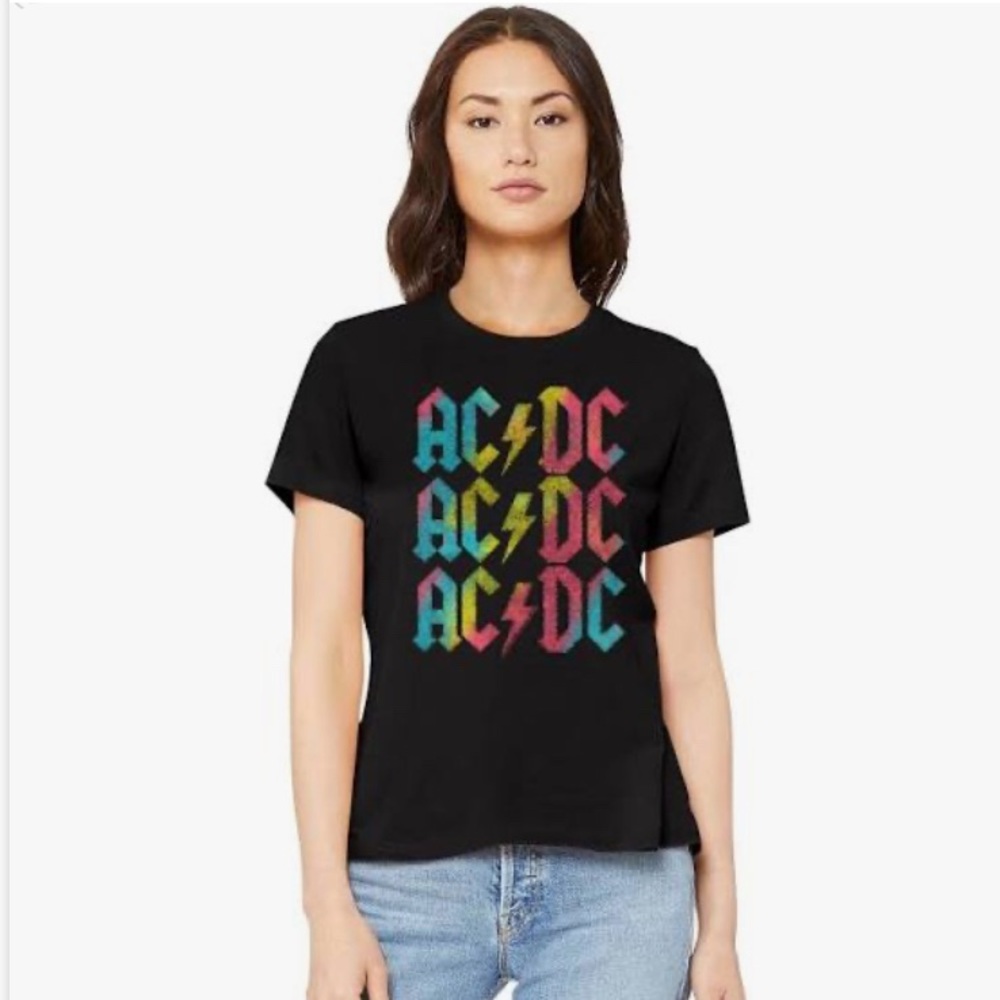 Brisco Brand AC/DC Women’s Multicolor T-Shirt